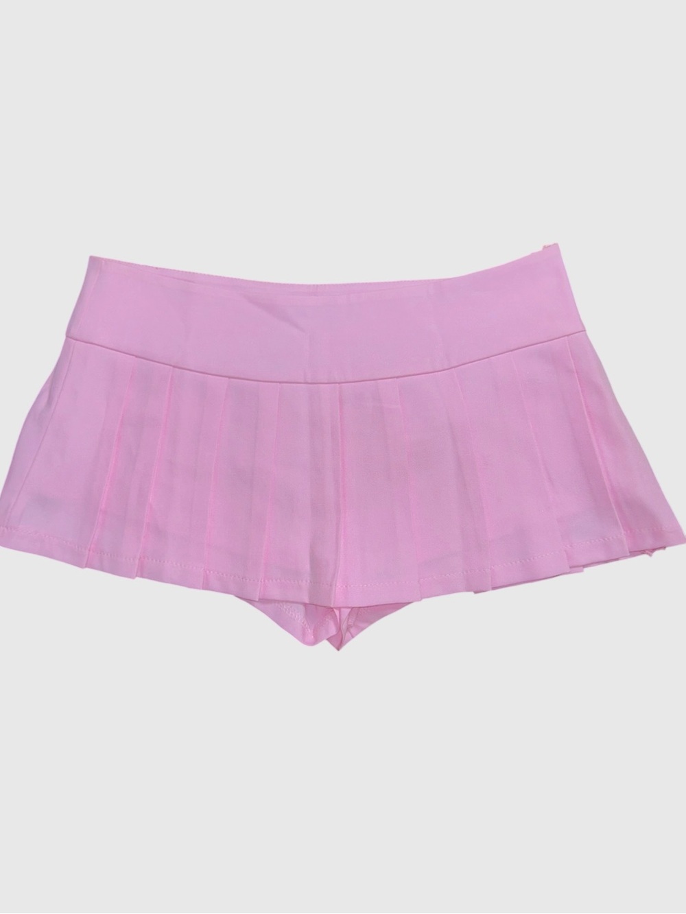 NWT Edikted Pastel Pink Pleated Knit Skirt Skort XS